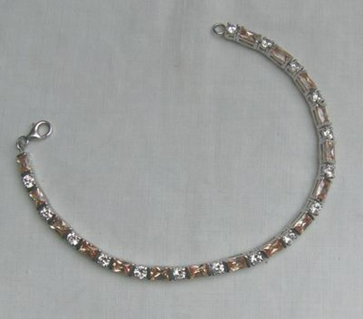 Bild 3: Armband, 925 Silber mit gefassten Zirkoniasteinen