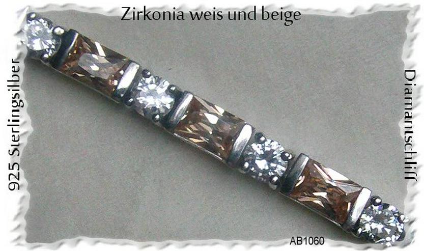 Bild 2: Armband, 925 Silber mit gefassten Zirkoniasteinen