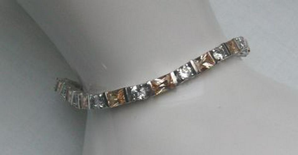 Bild 5: Armband, 925 Silber mit gefassten Zirkoniasteinen