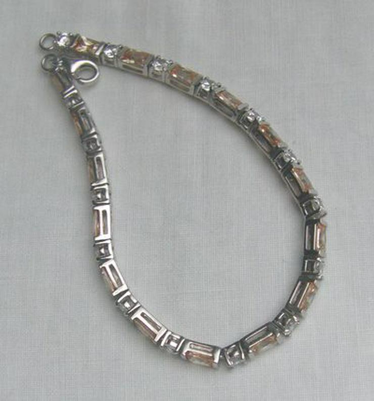 Bild 4: Armband, 925 Silber mit gefassten Zirkoniasteinen