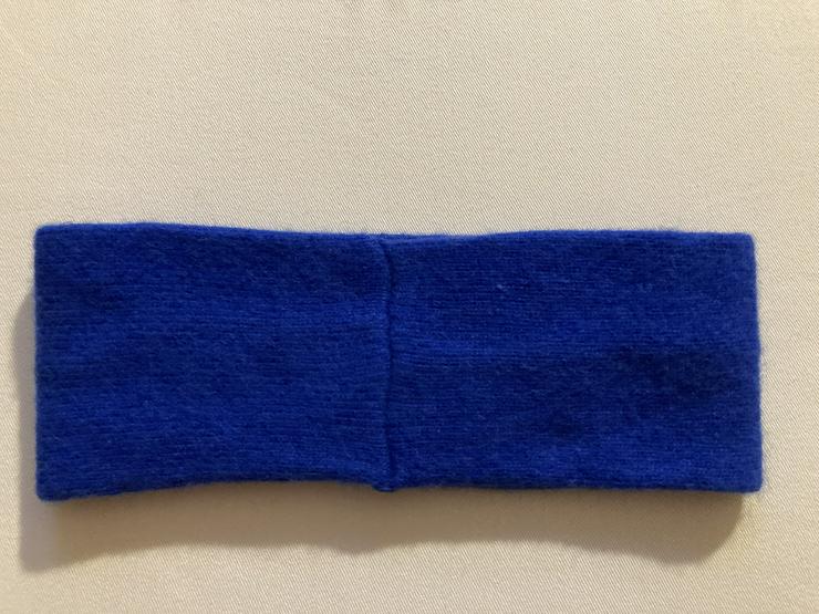 Bild 3: NEU Strick Stirnband royalblau