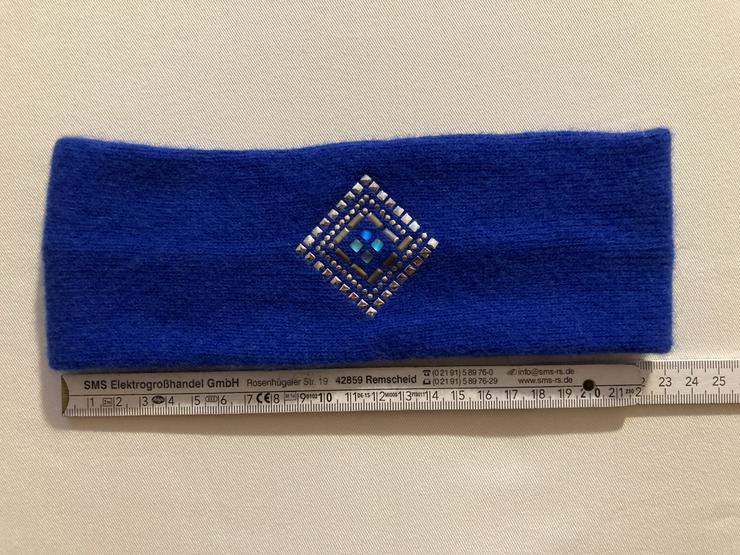 NEU Strick Stirnband royalblau - Kopfbedeckungen - Bild 1