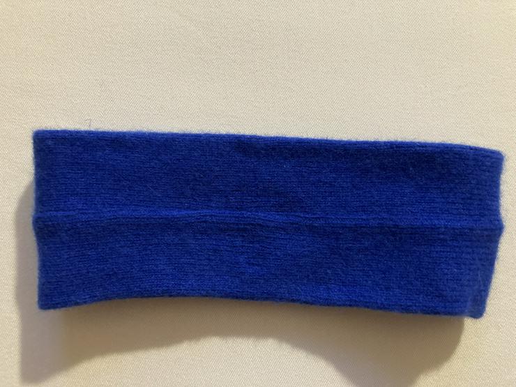 Bild 4: NEU Strick Stirnband royalblau