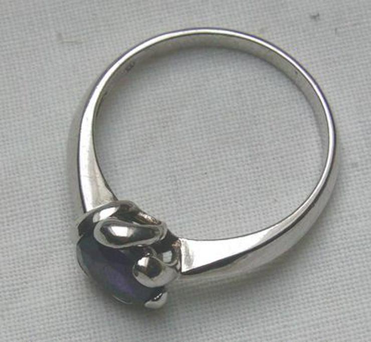 Bild 5: Ring, 925 mSilber mit eienm gefassten Amethysten