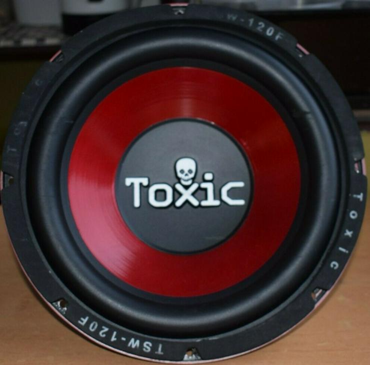 Toxic Subwoofer 1000 Watt, Stabi 3 Farad - Lautsprecher, Subwoofer & Verstärker - Bild 1