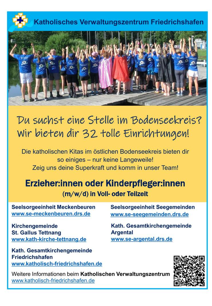 Bild 6: Pädagogische Fachkräfte (Erzieher, Kinderpfleger) Voll- oder Teilzeit (m/w/d)