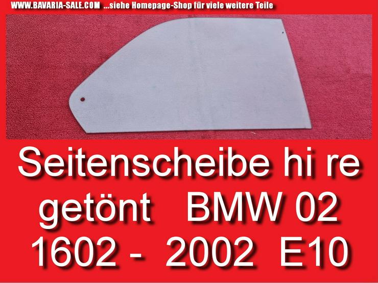 ❌ Seitenscheibe Ausstellfenster BMW 1602 2002 E10 getönt M100