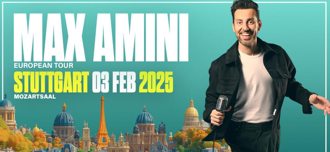 2x Max Amini VIP Tickets für Stuttgart, 3. Februar 2025 in Stuttgart