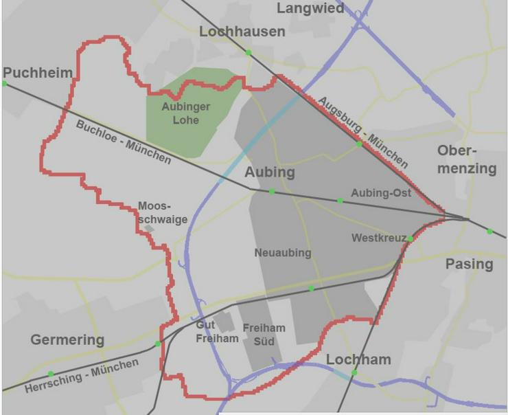 Baugrundstück in sehr ruhiger Lage München-Aubing