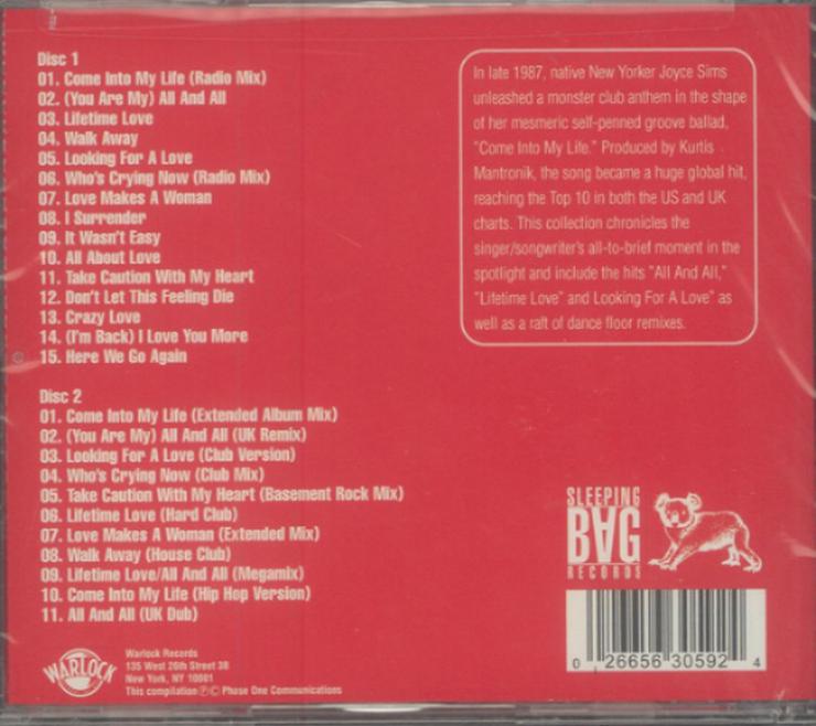 Bild 2: Ich suche diese Doppel-CD hier von: "Joyce Sims - The Best Of Joyce Sims - Come Into My Life" .....!!!!!