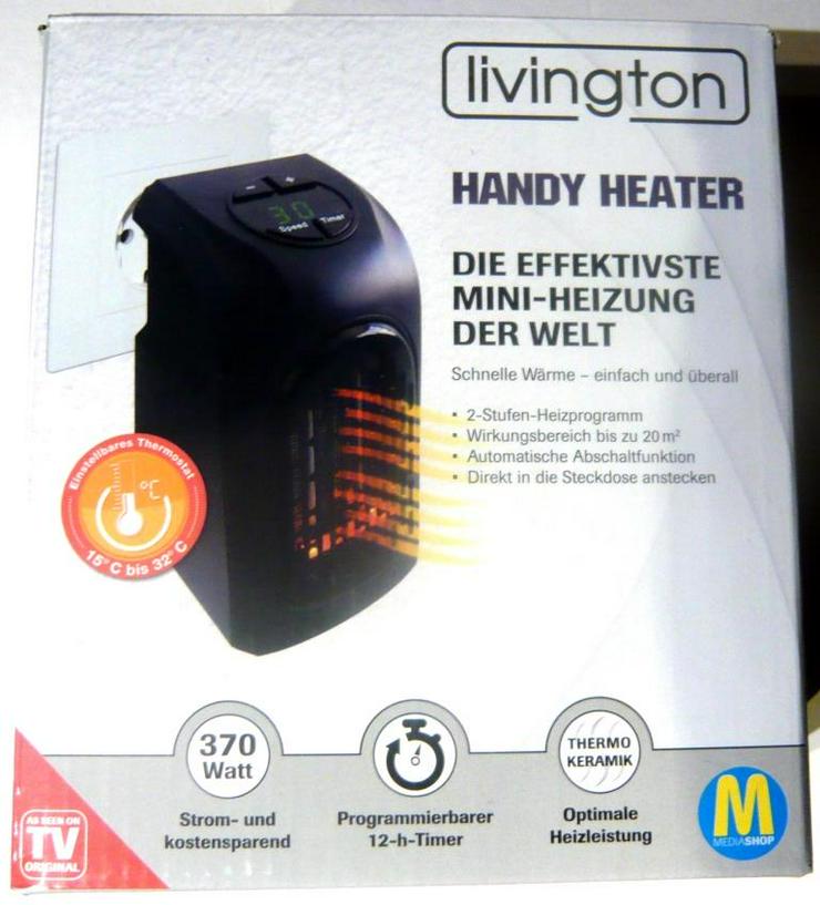 Livington Handy Heater Mini Heizung Steckdosenheizung