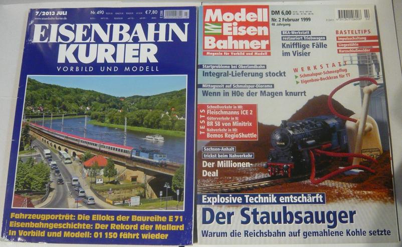 Modelleisenbahn Magazine Modelleisenbahner 02 1999 Eisenbahnkurier 07 2013 - Zubehör & Ersatzteile - Bild 1