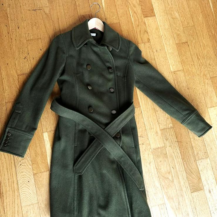 J. Crew military green wool coat