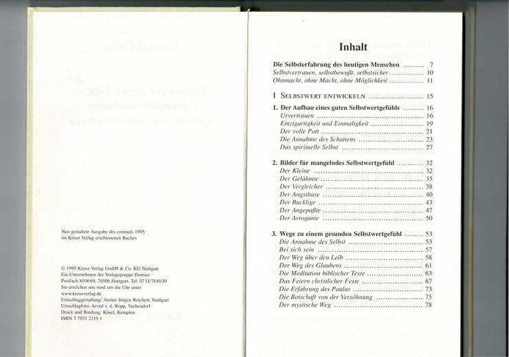 Bild 3: Anselm Grün - Selbstwert entwickeln - Ohnmacht meistern. Spirituelle Wege zum inneren Raum (geb. Ausg. 2002) *neuwertig*