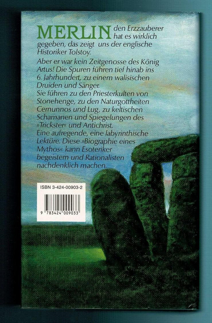 Bild 2: Nicolai Tolstoy - Auf der Suche nach Merlin. Mythos und geschichtliche Wahrheit (geb. Ausg. 1987) *neuwertig*