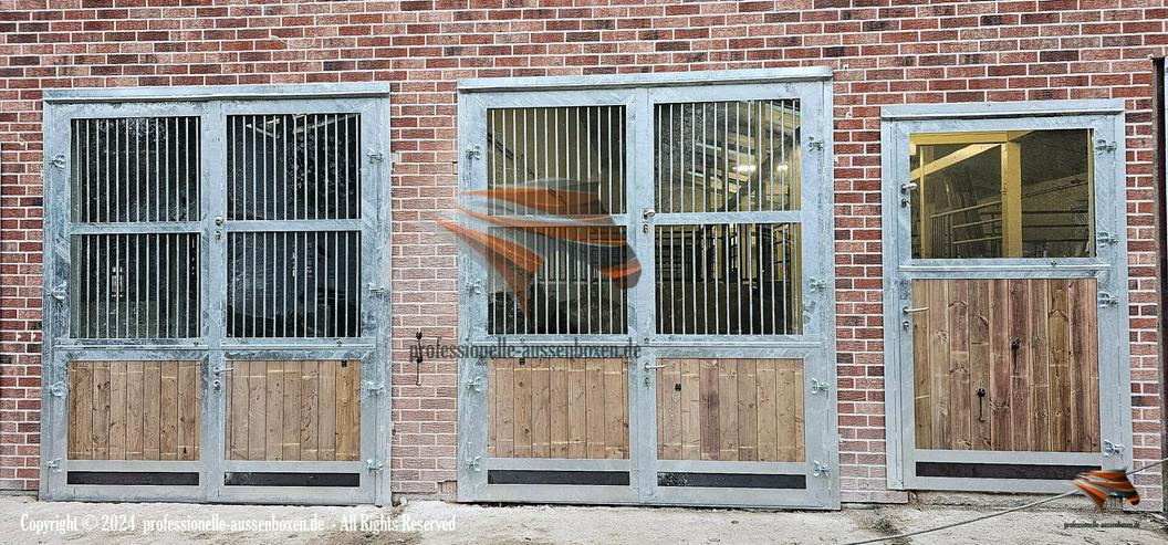 Bild 14: Stalltür & Paddocktür | Stalltor | Pferdestalltür und Schiebetür | Stallfenster von AUSSENBOXEN TEAM