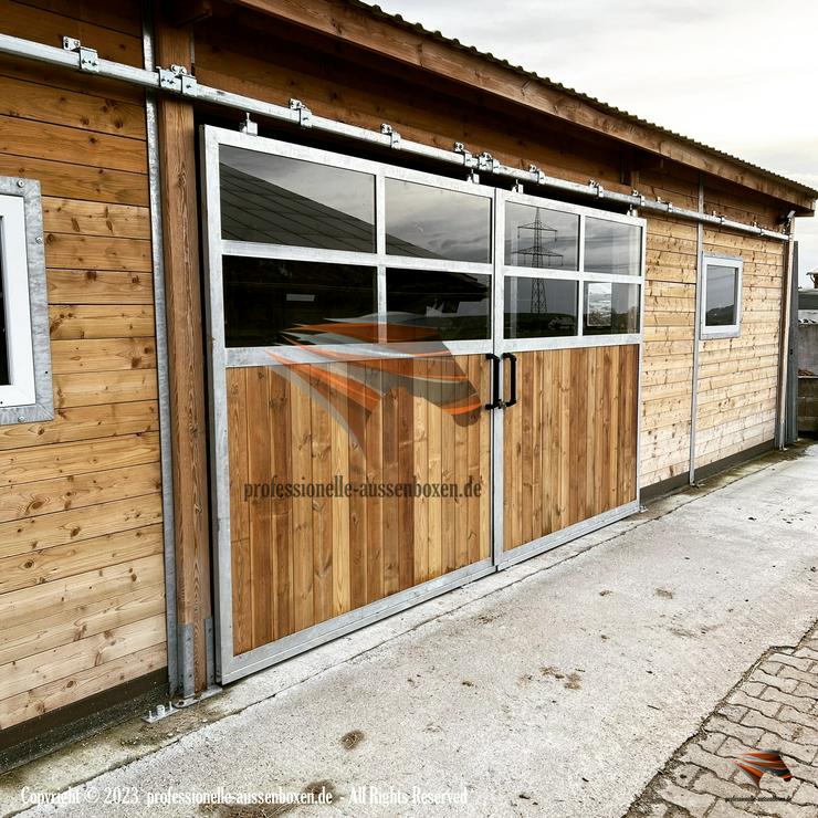 Stalltür & Paddocktür | Stalltor | Pferdestalltür und Schiebetür | Stallfenster von AUSSENBOXEN TEAM