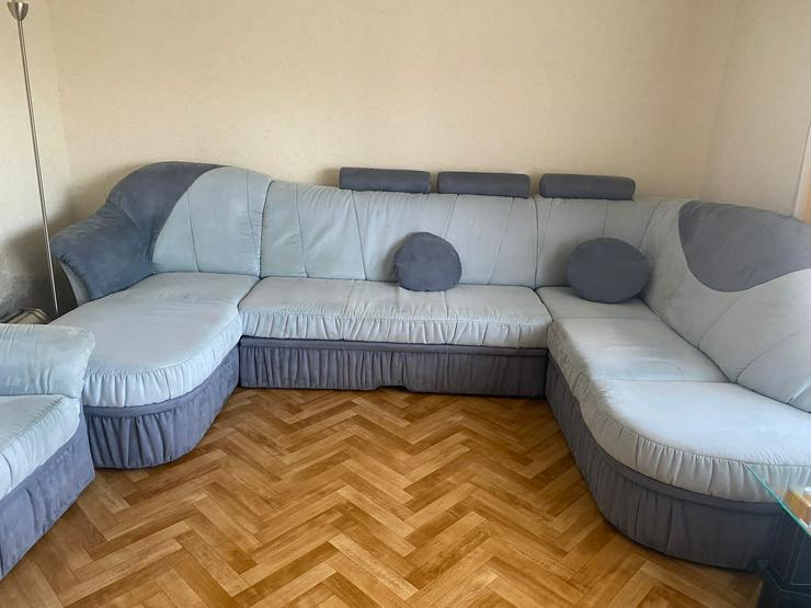 Große Schlafsofa mit Sessel türkis Blau - Sofas & Sitzmöbel - Bild 1