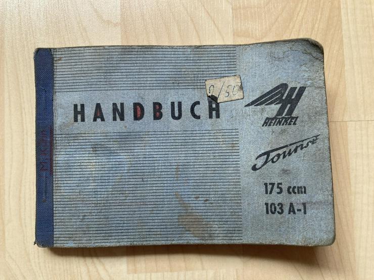 Bedienungsanl. Handbuch Heinkel Roller Tourist 175 ccm 103 A-1