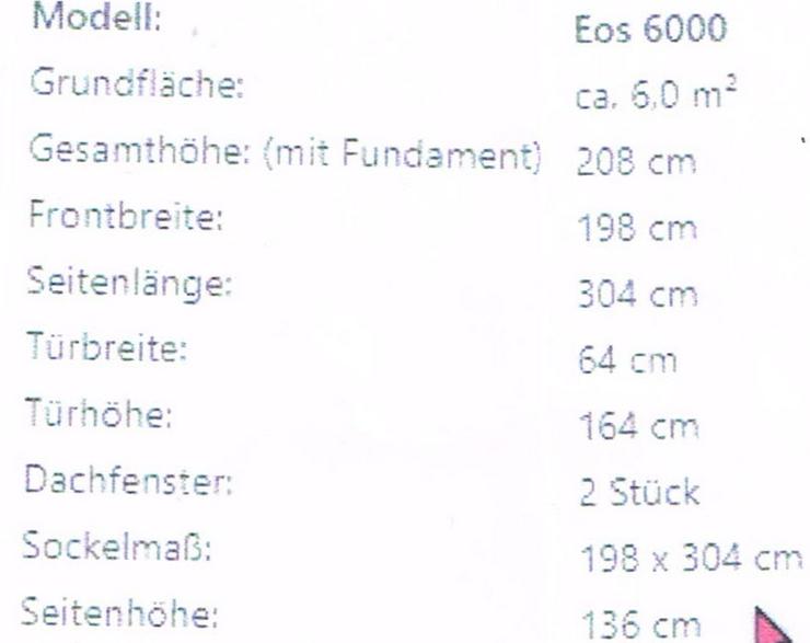 Bild 4: Gewächshaus 6 qm