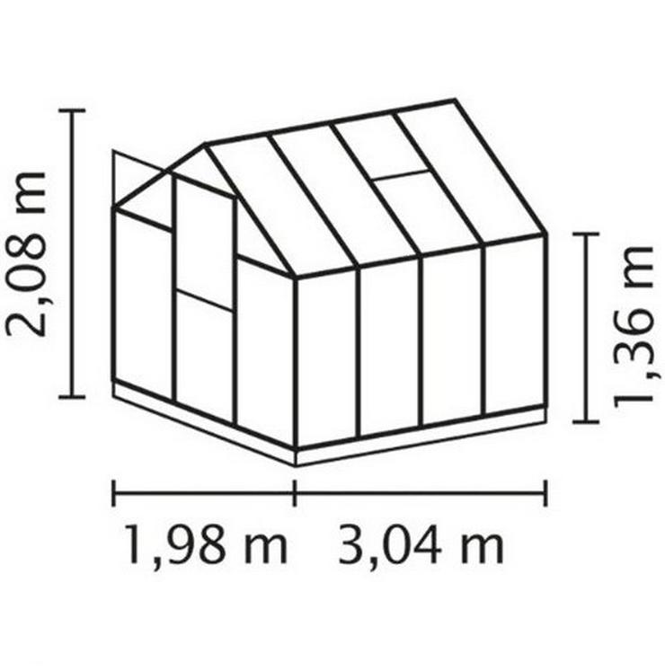 Bild 2: Gewächshaus 6 qm