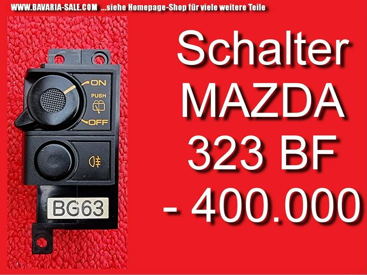 ❌ Schalter Heckwischer Nebel Instrument Mazda 323 BF BW VFL