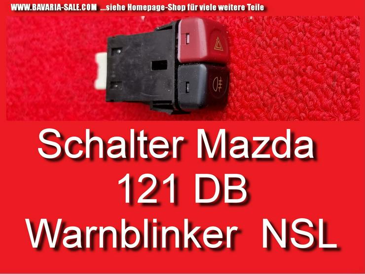 ❌ Schalter Warnblinkschalter Mazda 121 DB Nebelschlussleuchte