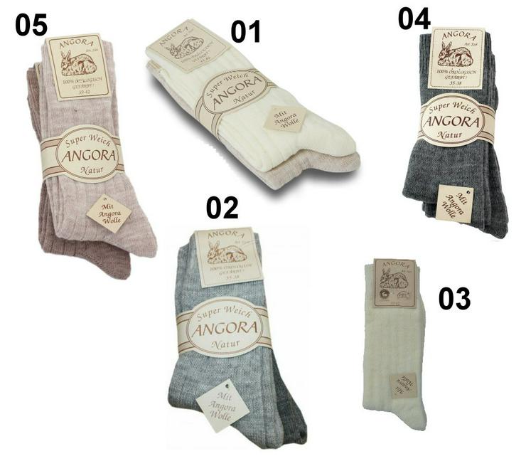 Angora Socken 2er Pack Gr. 35/38 