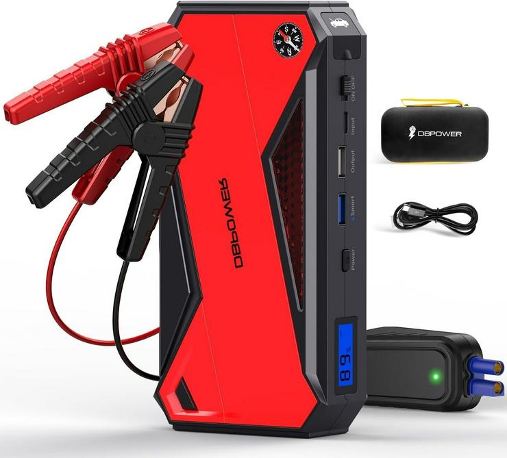 DBPOWER 600A Peak 18000mAh Portable Car Jump Starter - KING OF POWER - NEUWERTIG