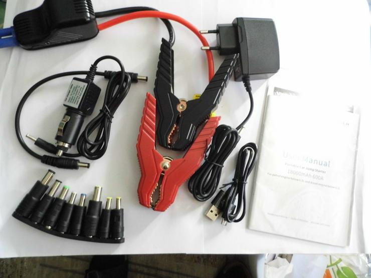 Bild 4: DBPOWER 600A Peak 18000mAh Portable Car Jump Starter - KING OF POWER - NEUWERTIG