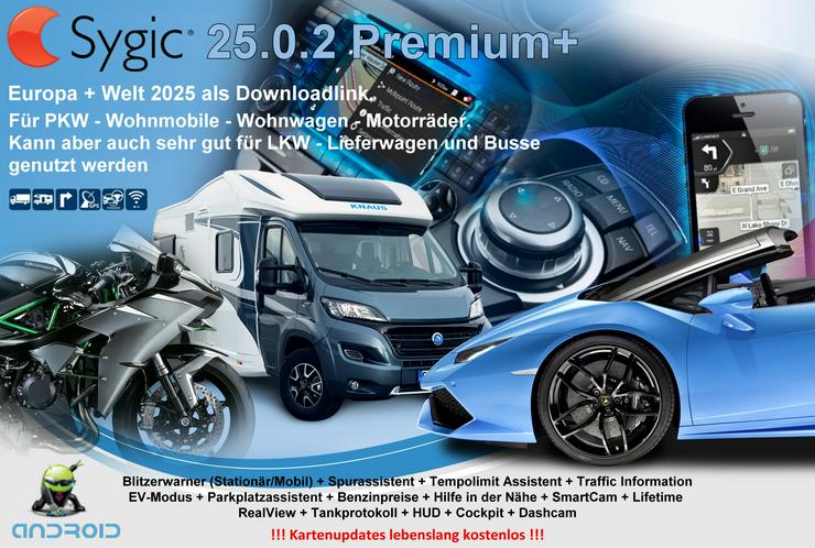 Sygic 25.0.2 Premium+ Navigation - Europa & Welt - Android als Download