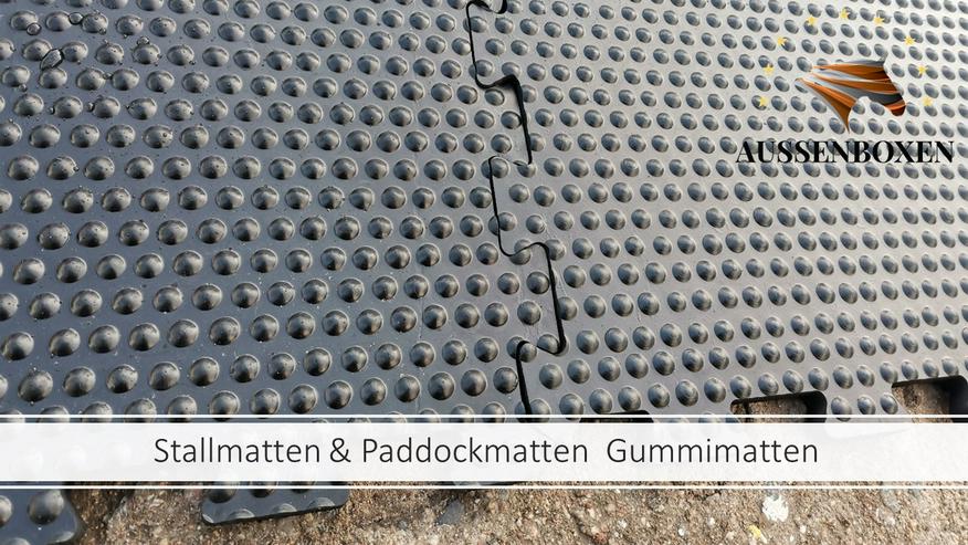 Bild 13: Gummimatten, Schutzmatte TOP Stallmatten & Paddockmatten und Liegematten - Pferdematte
