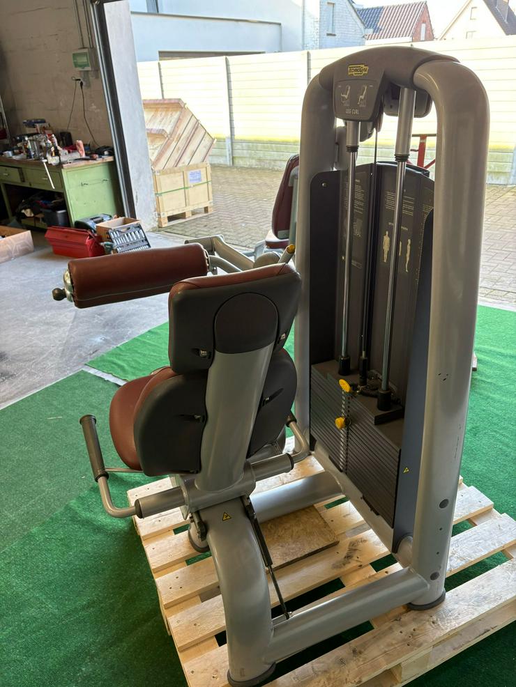 Bild 4: Technogym Leg Curl Gerät für die hinteren Oberschenkelmuskeln.