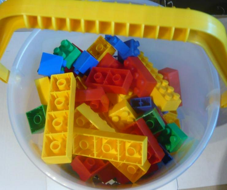 Bild 3: Brick 100 unterschiedliche Bausteine Lego Duplo kompatibel TOP