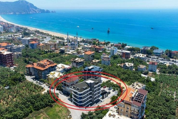 1088 Neubauwohnung nahe am Kleopatra-Strand: Luxus mit Meerblick! - Ferienwohnung Türkei - Bild 1