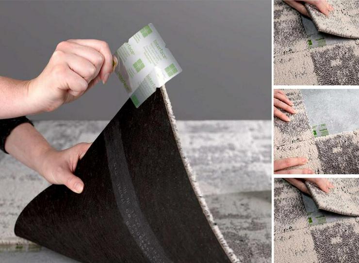 Bild 12: Schöne Composure Teppichfliesen in Betonoptik in Schwarz/Anthrazit