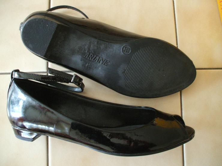 Ballerina mit Riemchen, Flats, flache Schuhe, ARIANE  Gr. 38 *neuwertig* - Größe 38 - Bild 4