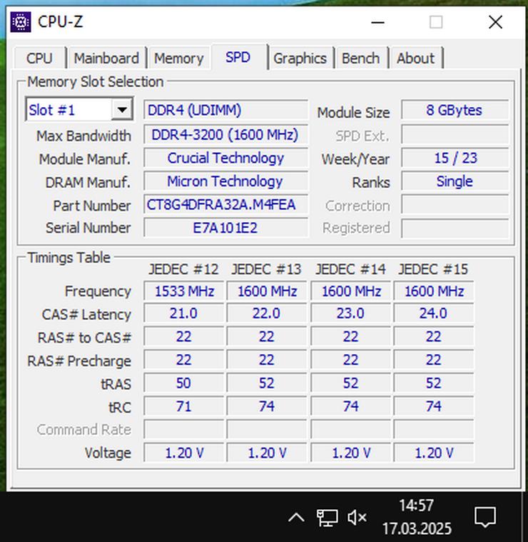 Bild 2: 8GB DDR4 RAM 3200MHz