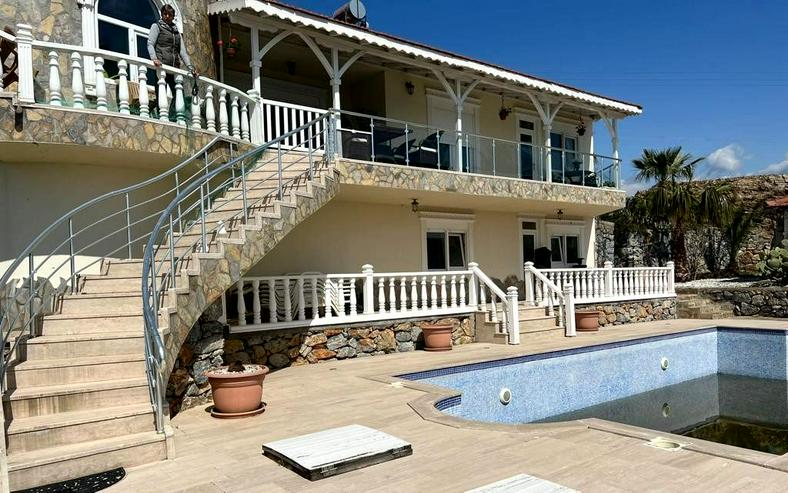 🌴797 - Traumvilla in 1. Meereslinie! 6 Zimmer, unverbaubarer Blick aufs Meer  - Ferienhaus Türkei - Bild 3