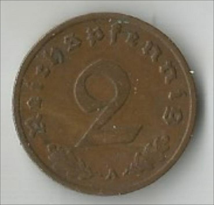 Bild 2: 2 Reichspfennig 1937 „A“ Münze Deutsches Reich 3. Reich 
