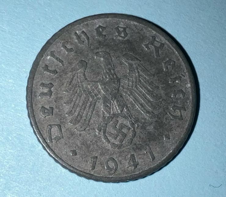 Bild 2: 5 Reichspfennig 1941 „F“ Kursmünze Deutsches Reich 2. Weltkrieg