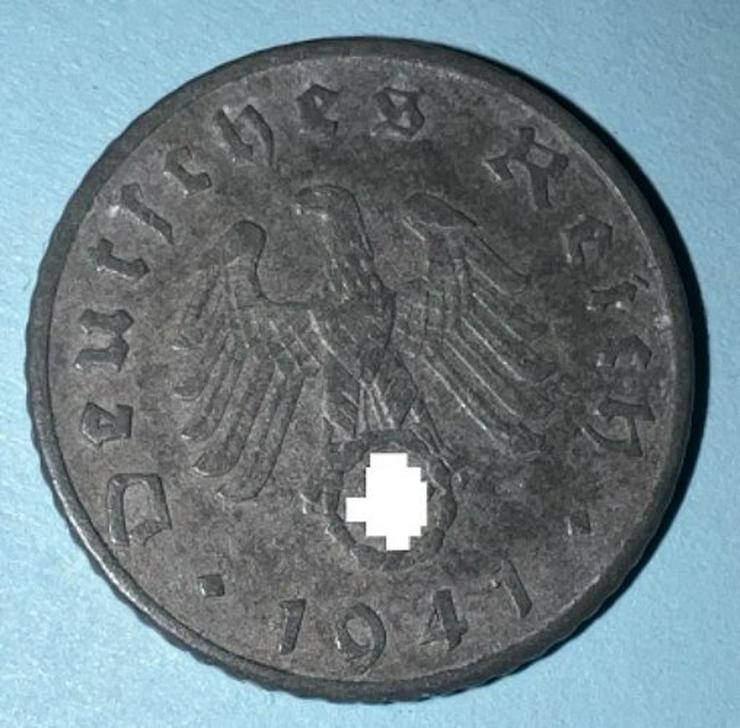 Bild 2: 5 Reichspfennig 1941 „F“ Kursmünze Deutsches Reich 2. Weltkrieg