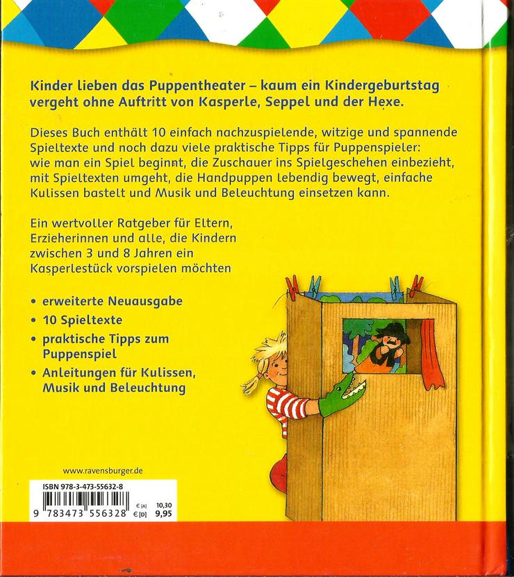 Bild 2: Schöne Geschenke, auch zum Geburtstag oder als Mitbringsel! "Das Kasperlebuch " + 7 Kasper-DVDs - Puppentheater+Kaspertheater+Kinder+Eltern+Großeltern+Schuleingang+Einschulung+Schulanfang+Zuckertüte