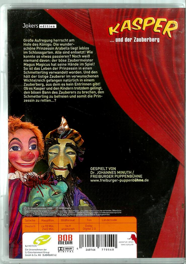 Bild 14: Schöne Geschenke, auch zum Geburtstag oder als Mitbringsel! "Das Kasperlebuch " + 7 Kasper-DVDs - Puppentheater+Kaspertheater+Kinder+Eltern+Großeltern+Schuleingang+Einschulung+Schulanfang+Zuckertüte