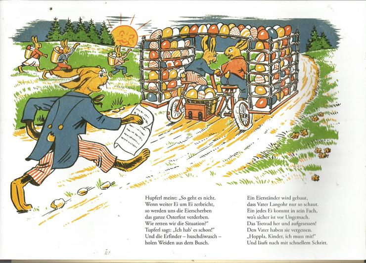 Bild 8: Ostergeschenk ! "Hupferl und Tupferl die klugen Erfinder "-Bilderbuch+Kinder+Ostern+Osternest+Osterhase