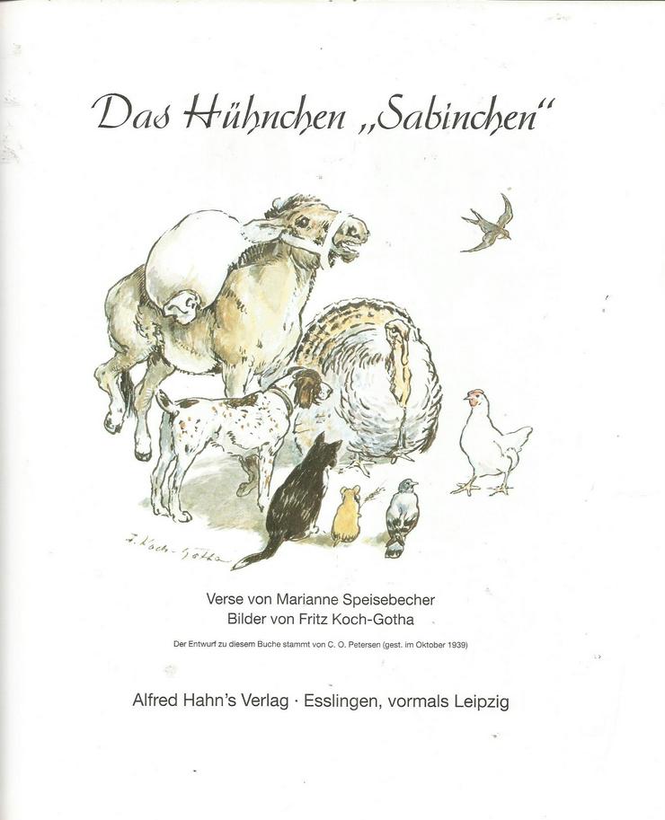 Bild 3: Ostergeschenk ! " Willkommen, schöne Zeit " - Alfred Hahns Jubiläumsband - nostalgisches Bilderbuch+Ostern+Osterhase