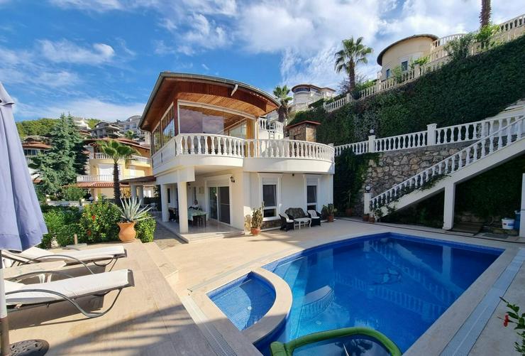 🏡 1142 Freistehende Villa mit Meerblick in Kargicak, Alanya 