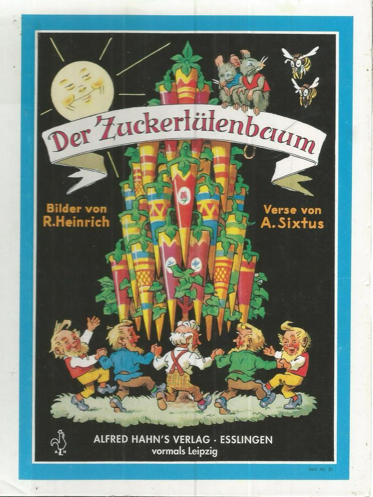  10 versch. nostalgische Bilderbücher, teilweise aus Uromas-Zeiten ! -Reprints+Liederbücher mit Noten+Kinderbuch+Jungen+Mädchen+Eltern+Urgroßeltern,Zuckertüte+Schuleingang+Schulanfang+Einschulung - Kinder& Jugend - Bild 1