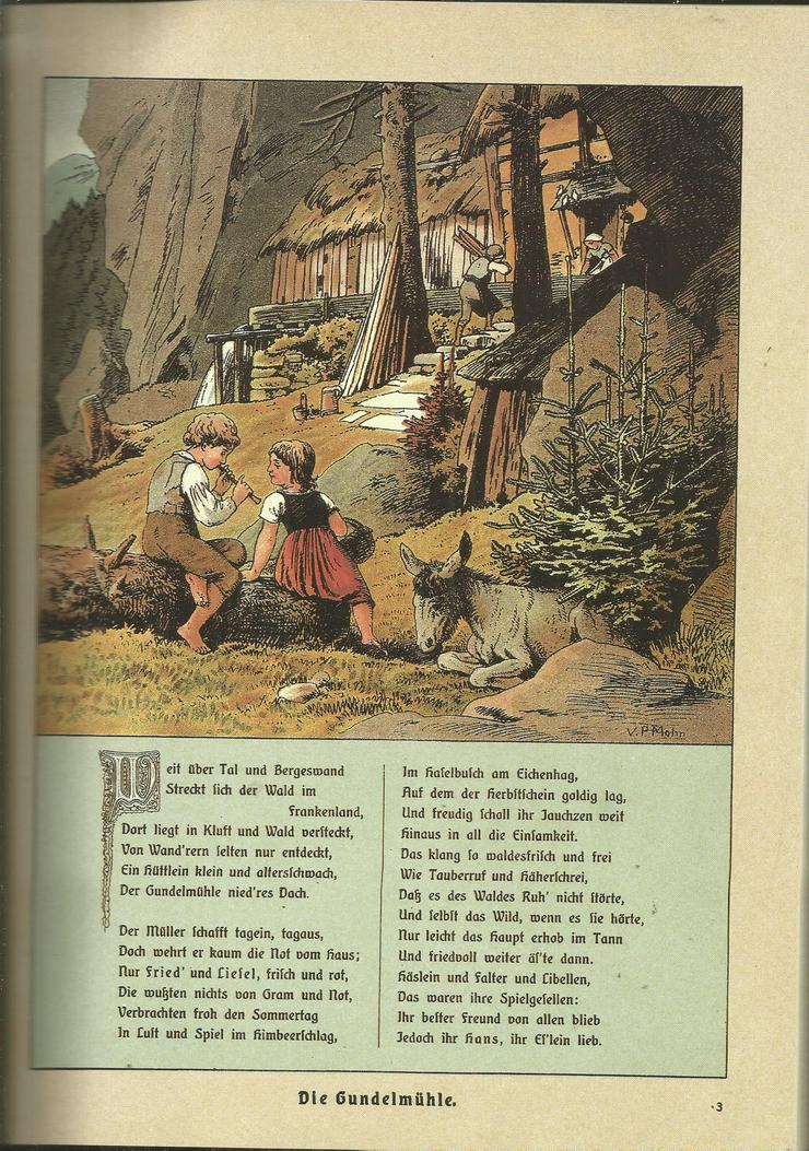 Bild 11:  10 versch. nostalgische Bilderbücher, teilweise aus Uromas-Zeiten ! -Reprints+Liederbücher mit Noten+Kinderbuch+Jungen+Mädchen+Eltern+Urgroßeltern