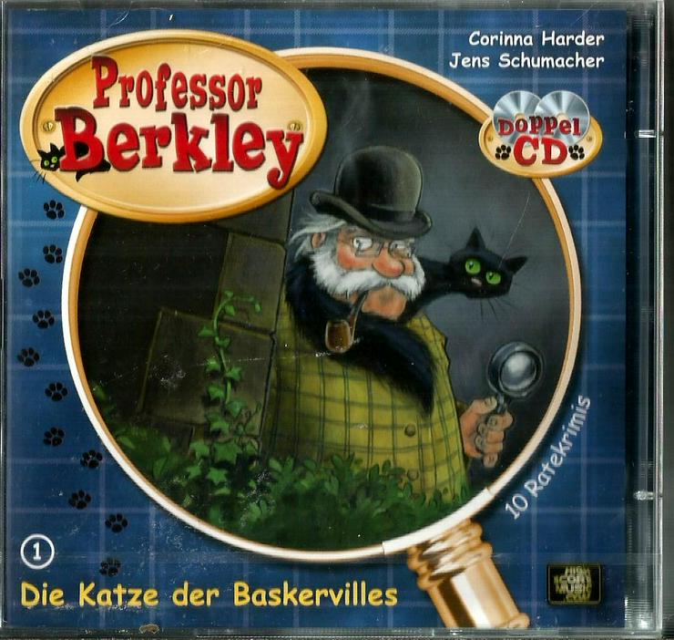 Umsonst !!! Hörspiel -Doppel-Cd : " Professor Berkley Teil 1 = Die Katze der Baskervilles " + Hörbuch+Krimi+Ratekrimis+Kinder+Jugend